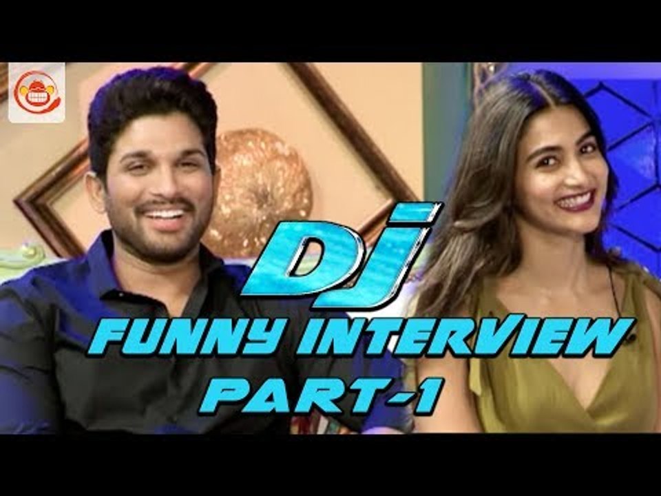 Allu Arjun and Pooja Hegde Funny Interview Part 1 - DJ Duvvada Jagannadham | #DJ