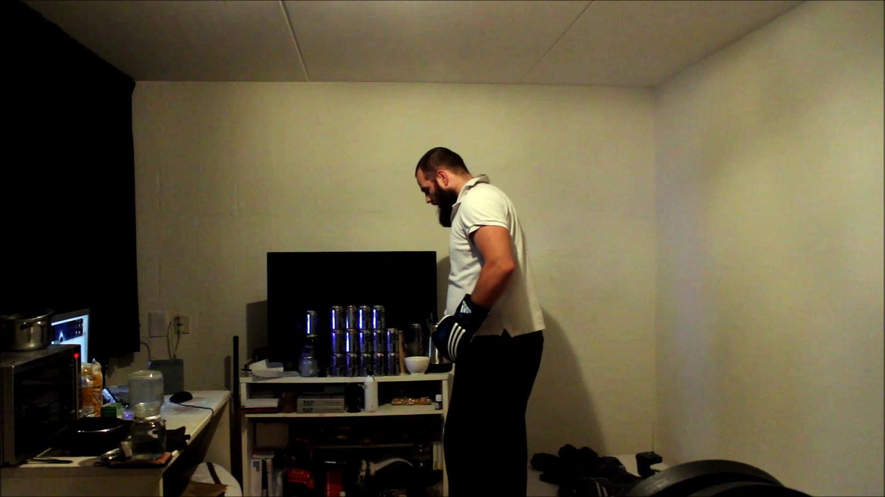 Shadow boxing with 18 oz boxing gloves Multiple direct punches 1