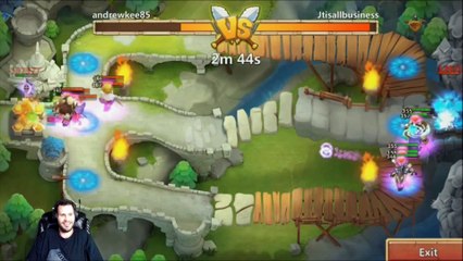 JT's Main 3 Year OLD Video Taking RANK 1 ARENA TOO FUNNY Castle Clash