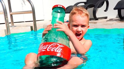 Bad Baby GIANT COCA COLA Challenge