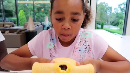 Real Food VS Gummy Food! Gross Giant Candy Challenge Best Chef Mommy VS Jordon Edition