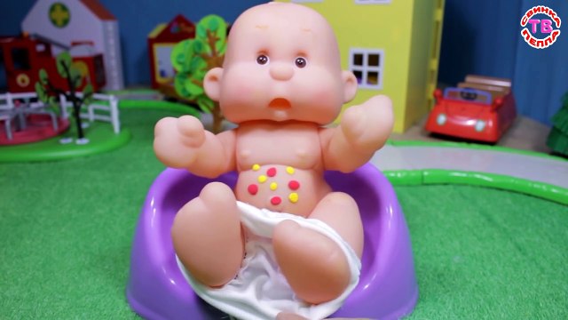 Дочки Матери видео с куклой Пупсик Игрушки для девочек Доктор и Развивающие мультфильмы дл