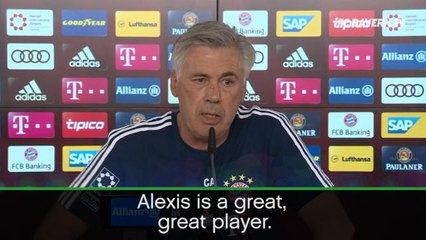 Sanchez 'a great player', but Ancelotti won't spend 'crazy money'