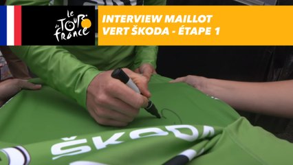 L'interview du maillot vert ŠKODA - Étape 1 - Tour de France 2017