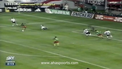 اهداف مباراة الكاميرون و النمسا 1-1 كاس العالم 1998