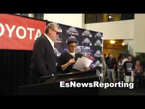 rob schneider and boxing promoter dan goossen EsNews Boxing