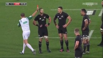 Sonny Bill Williams Gets Sent Off For A Crazy Tackle vs Lions!