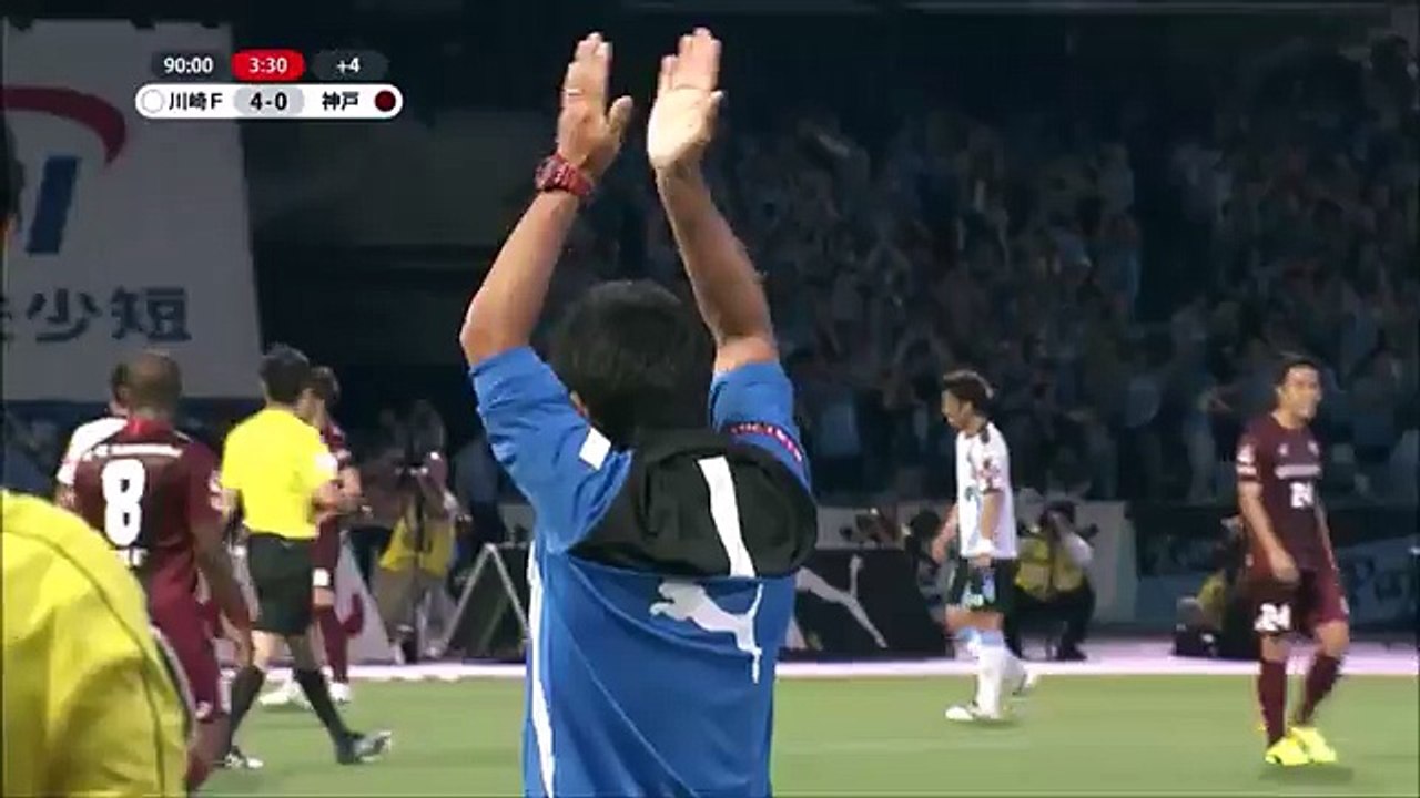 Kawasaki 5:0 Vissel Kobe (Japanese J League. 1 July 2017)