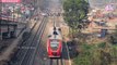 Dhaka Bound Comilla Commuter Train Passing Kuril, Bangladesh in 4K