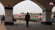 Haor express Train Entering Dhaka Railway Station, Bangladesh in 4k