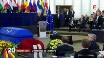 Helmut Kohl : l'hommage de l'Europe