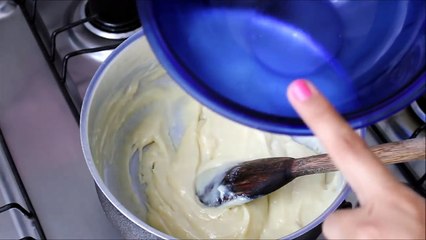 Con el Delaware por de Leche Leche Brigadier nido relleno nutella |