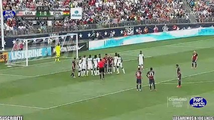 Kellyn Acosta Goal  HD -  USA 2 - 0	 Ghana - Friendly Match 2017 HD