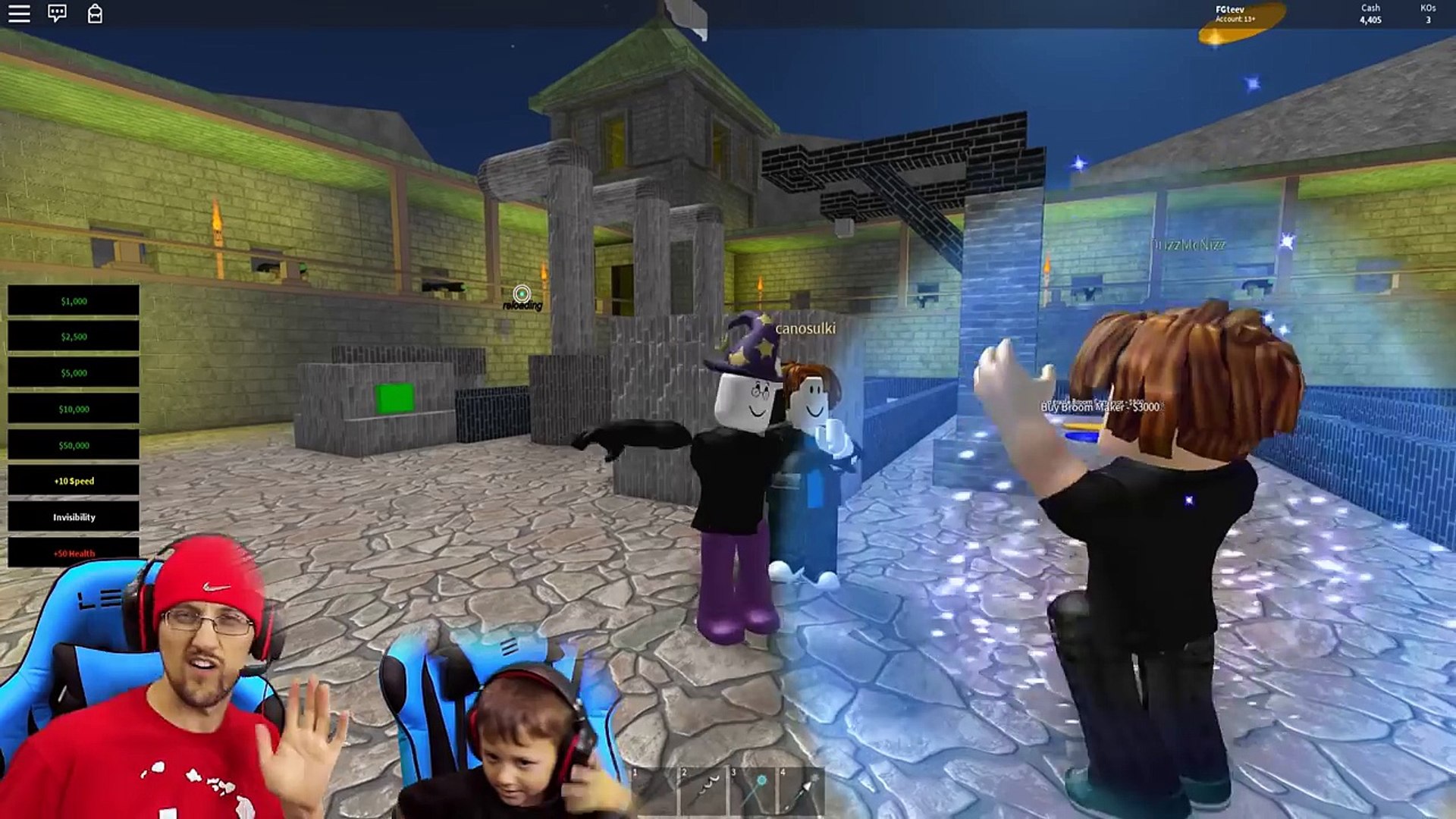 My Heads In My Butt Roblox Wizard Tycoon 2 Player Fgteev Castle In Wizarding World Game Video Dailymotion - roblox 2 player wizard tycoon