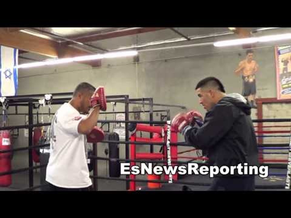 Manny Pacquiao vs Brandon Rios rios last day of sparring before china EsNews Boxing