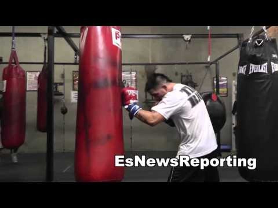 brandon rios vs manny pacquiao rios having fun at camp EsNews Boxing
