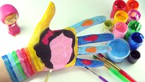Corps enfants les couleurs pour bonjour Salut minou Apprendre apprentissage peindre vidéo avec