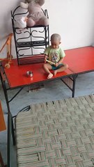 Babu pratap Singh Chauhan Playing With Ball