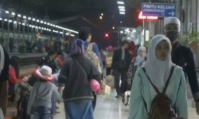 15.000 Pemudik Pengguna Kereta Api Tiba di Jakarta