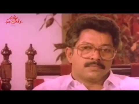 Sai Kumar - Urvasi Love Clashes - Sathyaprathinja Malayalam Movie Scene