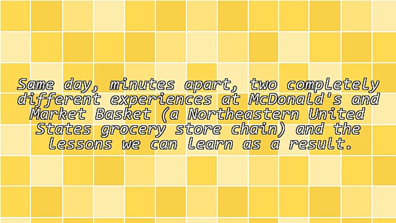 McDonald's Gets It Wrong While Market Basket Gets It Right