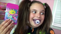Bad Baby Sitter Minnie vs Victoria Prank Annabelle Eats Crayons Toy Freaks