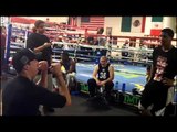 Luis Cuba Arias Strength and Condtioning work mayweather boxing club EsNews Boxing