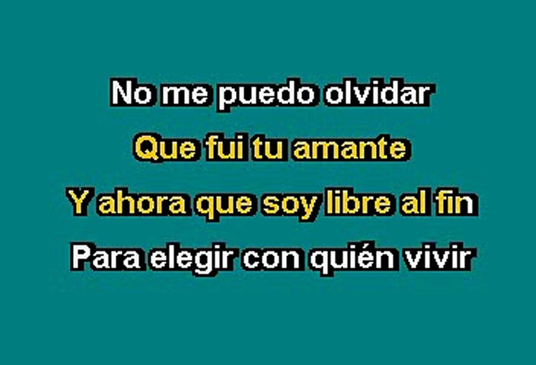 AHORA QUE SOY LIBRE - MANOELLA TORRES (KARAOKE)