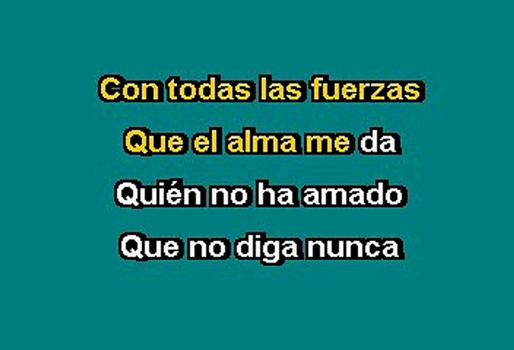 Amor mío - Álvaro Carrillo (Karaoke)