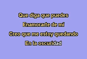 Ana Gabriel - En la oscuridad (Karaoke)