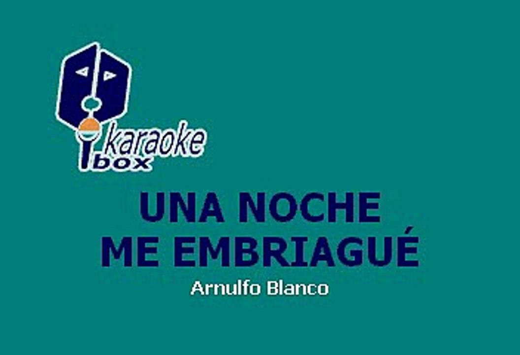 Chayito Valdez - Una noche me embriague (Karaoke)