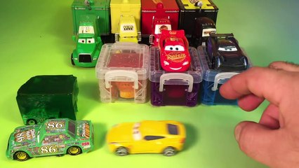 Lightning mcqueen jackson storm cruz ramirez and chick hicks disney pixar cars 3 racers le