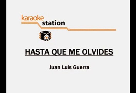 Luis Miguel - Hasta que me olvides (Karaoke)