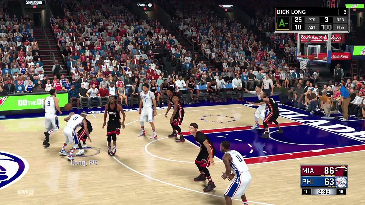 NBA 2K17 360 Dunk #wannabelikemike