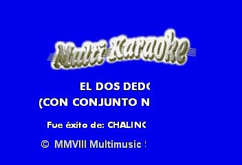 Chalino Sanchez - El Dos Dedos (Karaoke)