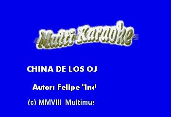 China De Los Ojos Negros - Lorenzo De Monteclaro (Karaoke)