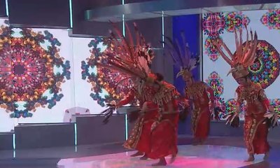 Kesenian SMAN 28 Jakarta Bawakan Folklore Enggang Balian