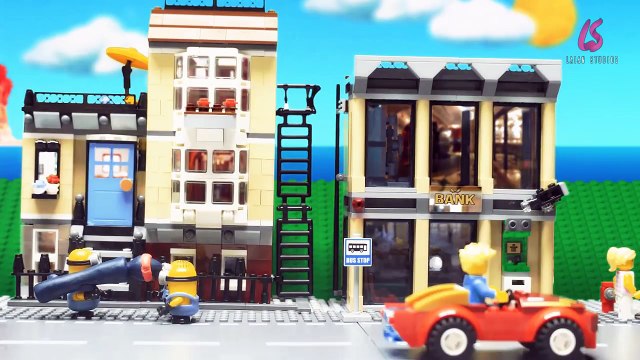 Best Stop Motion Videos Lego MINIONS Theft of Pizza Lego Stop Motion Animation Funny Video