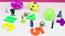 Play Doh Aprender los colores con sorpresas de Frozen | Vídeo educativo para niños | Learn