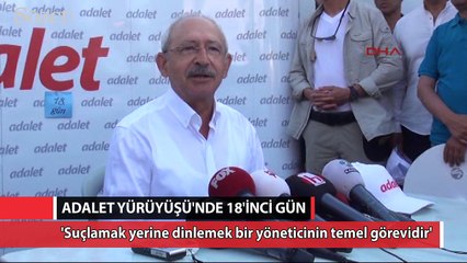 Adalet Yürüyüşü'nde 18'inci gün