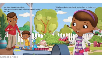 Doc McStuffins - Run Down Race Car - Full Episodes HD Disney storybook 2016