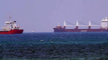 حاملة طائرات اميركية ترسو قبالة ميناء حيفا