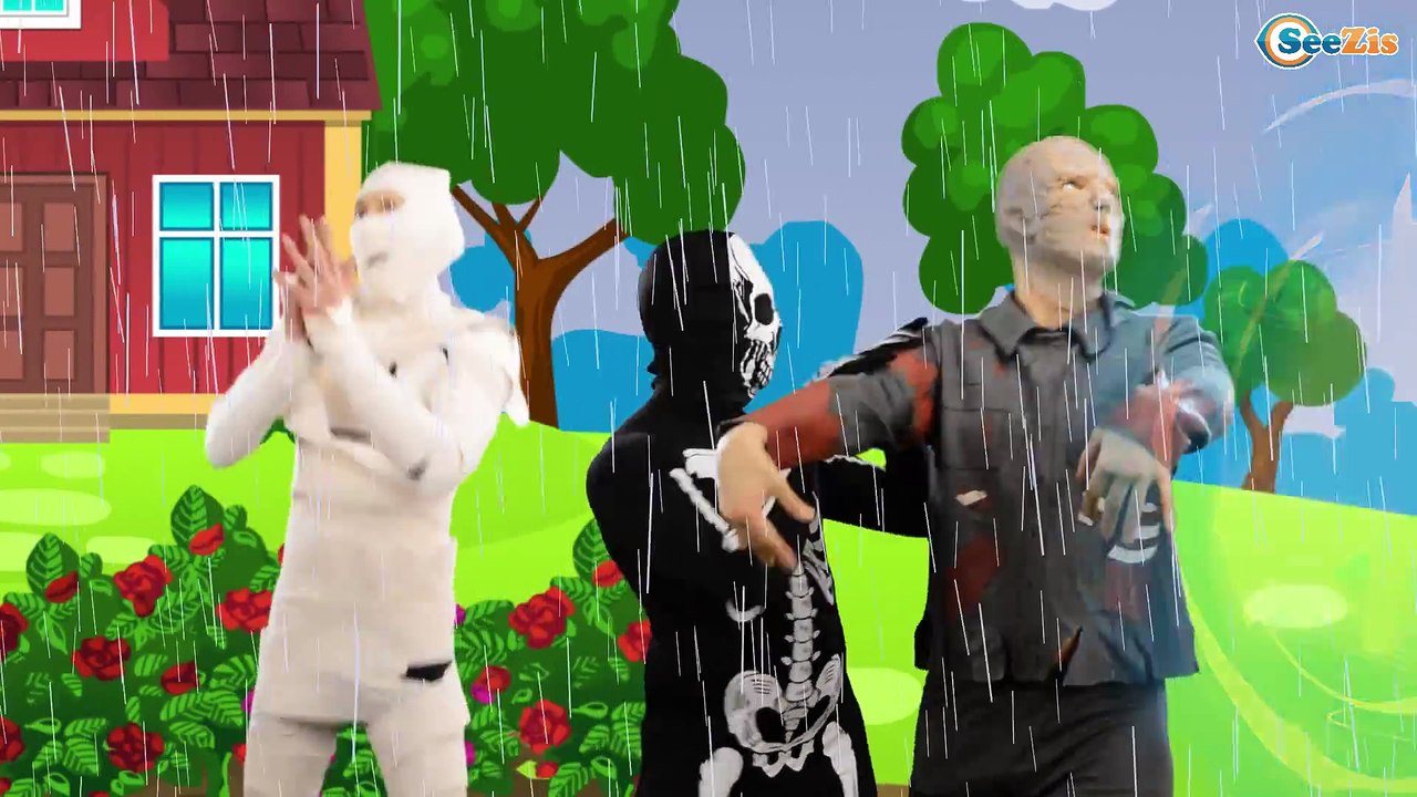 Rain Rain Go Away Nursery Rhyme With Lyrics - Cartoon Animation Songs for Kids