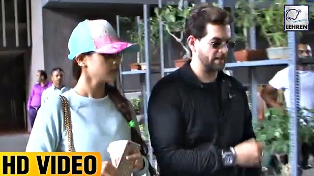 Neil Nitin Mukesh SPOTTED With Wife Rukmini At Airport