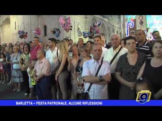 Barletta | Festa patronale, alcune riflessioni
