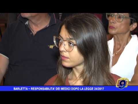Barletta | Responsabilità dei medici dopo la legge 24 / 2017