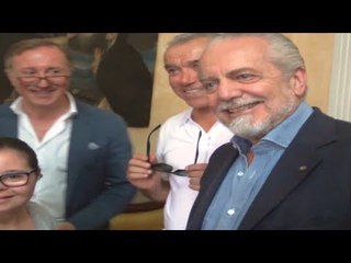 Sarno (SA) - Aurelio De Laurentiis ospite al "San Marzano Day" (01.07.17)