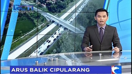 Arus Balik, Tol Cipularang Arah Jakarta Ramai Lancar