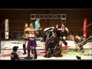 Mayumi Ozaki & Yukihi Maya & Alex Lee Vs Rina Yamashita & Hiroyo Matsumoto & Tsubasa Kuragaki