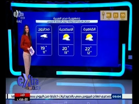 #غرفة_الأخبار | بيان بدرجات الحرارة المتوقعة ليوم | 4 مارس 2015